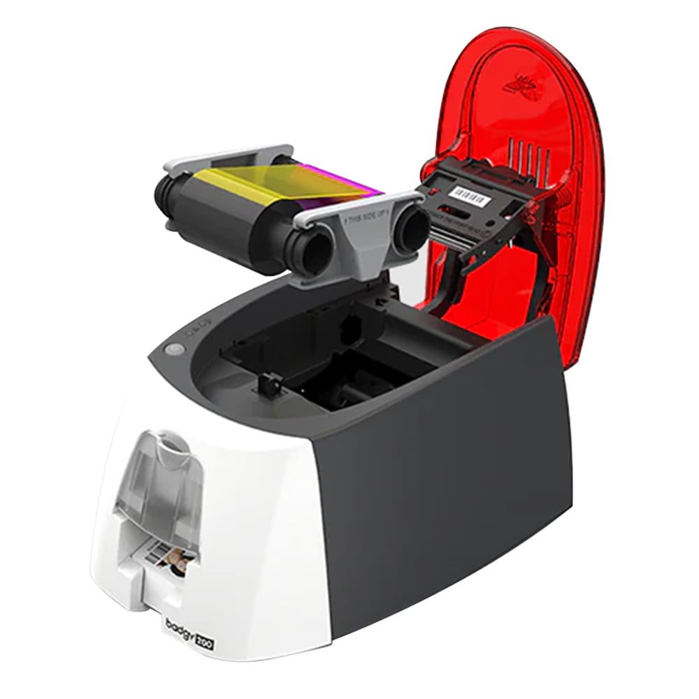 EvolisBadgy200ColourPlasticIDCardPrinterStarterPackage 1